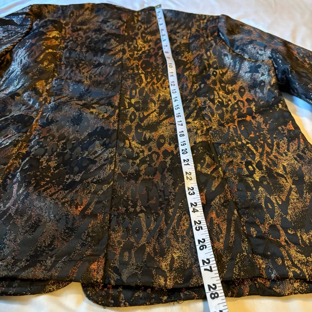 Tudor Court NWOT Jacquard Animal Print Tapestry Lightweight Jacket Size Large - Picture 6 of 8